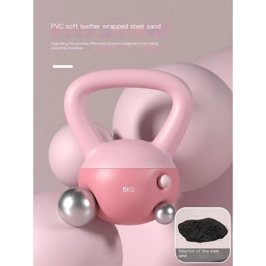 Soft Grip Kettlebell and Dumbbell Home Set